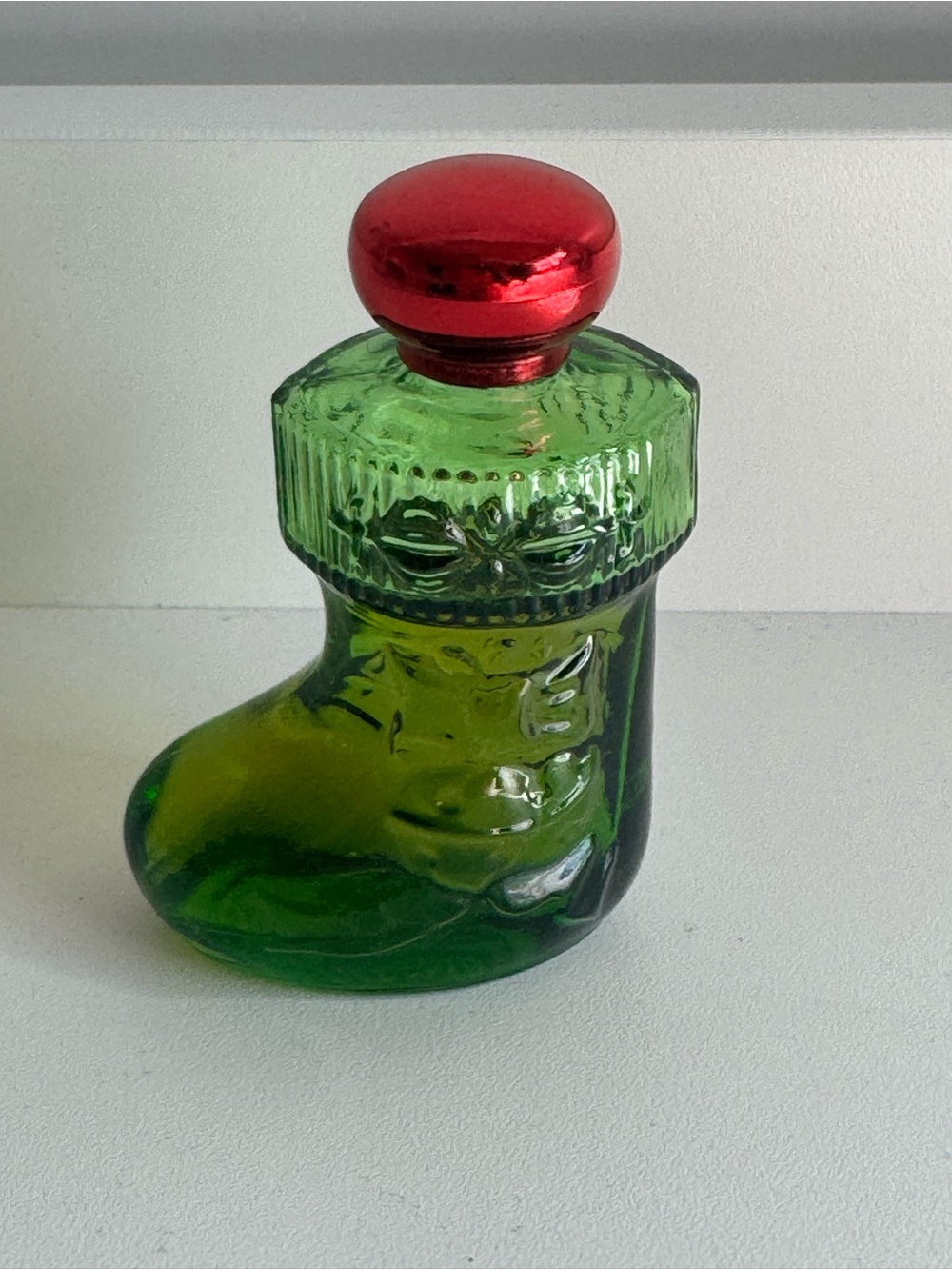 Vintage 1976 Avon Christmas Stocking Sweet Honesty Cologne Bottle